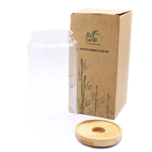 Bocal en verre Cottage Bamboo