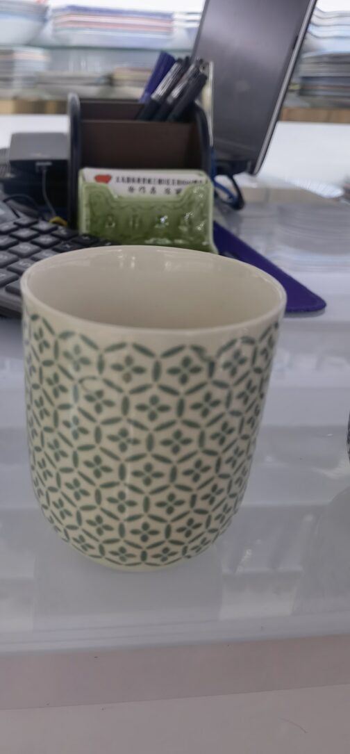 Herbal Tea Cups - Green Mosiac - Image 2