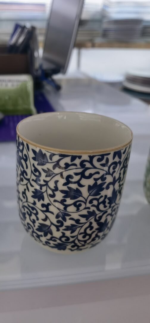 Herbal Tea Cups - Blue Pattern - Image 2