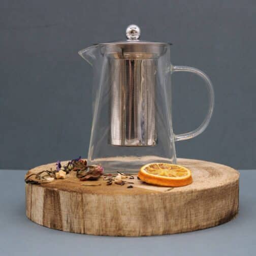 Théière à Infusion en Verre - Forme Tour - 750ml - gteap-02_03