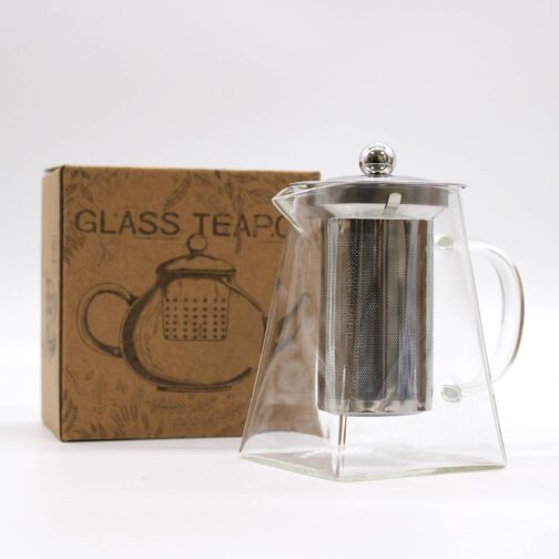 Théière à Infusion en Verre - Forme Tour - 750ml - gteap-02_04